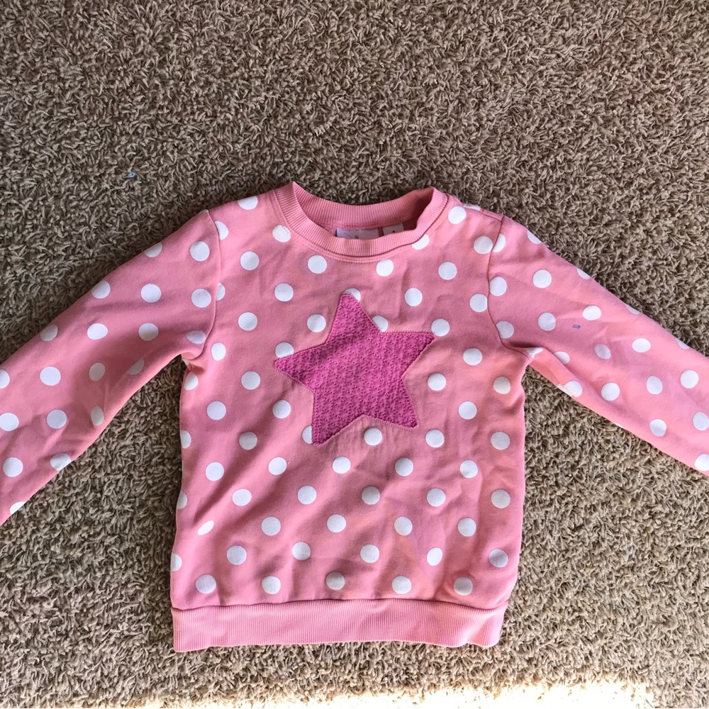 Girls star sweatshirt